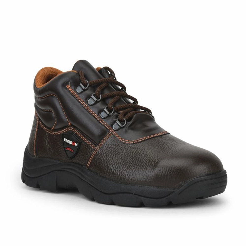 Minimalist Footwear Design Freedom By Liberty Mens ARMOUR-AK Lacing Brown Safety Shoe