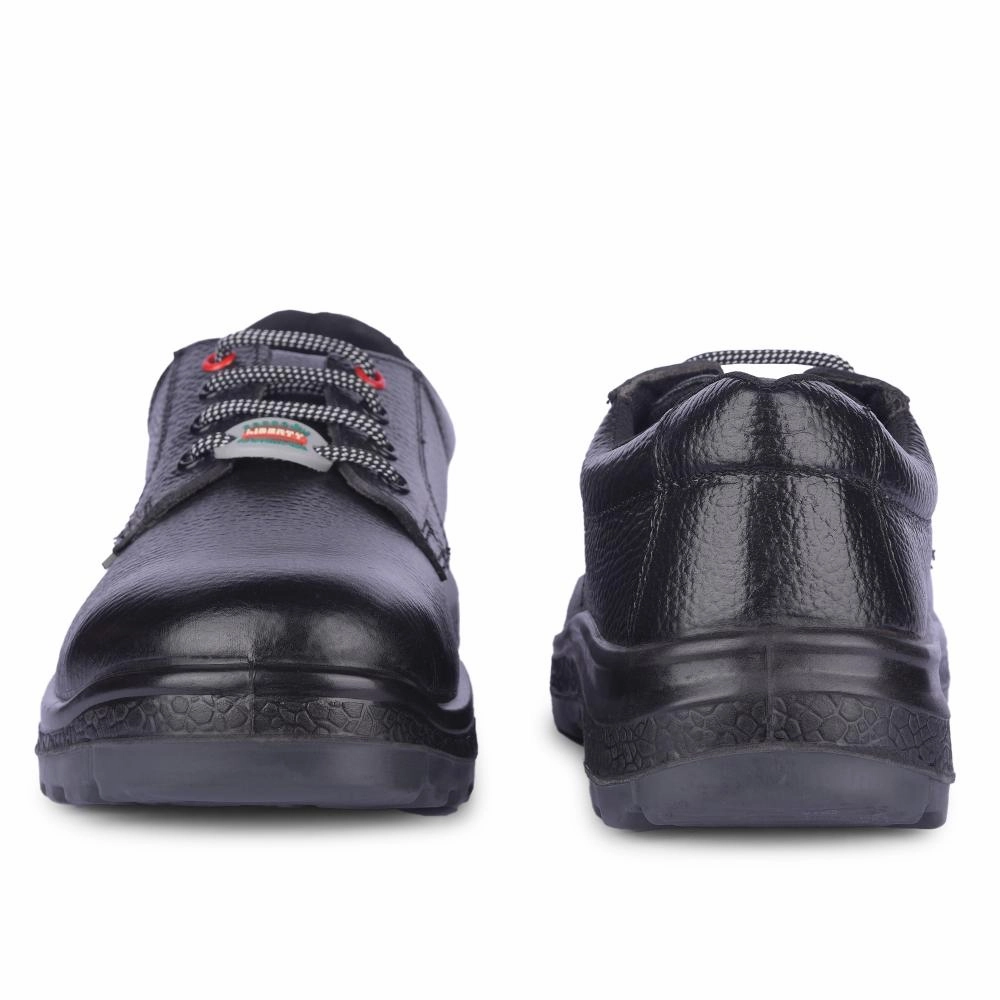 Freedom By Liberty Mens SURAKSHASR Black Safety Lacing Shoes durability - brand shoes Reactive Rocker Geometry