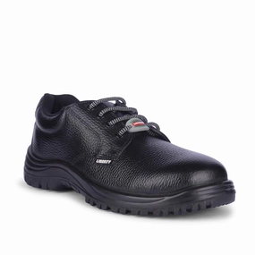Ultra Soft Collar Padding Comfort - mold Freedom By Liberty Mens SURKSHA1SK Black Safety Lacing Shoes