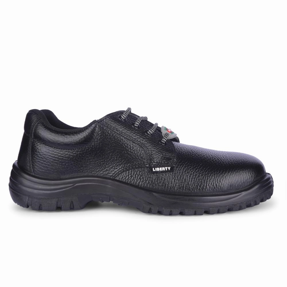 Freedom By Liberty Mens SURKSHA1SK Black Safety Lacing Shoes plastic - finish - design shoes