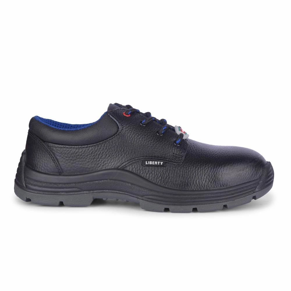 Freedom By Liberty Mens SURKSHA2SJ Black Safety Lacing Shoes Concentration - boosting running for leisure