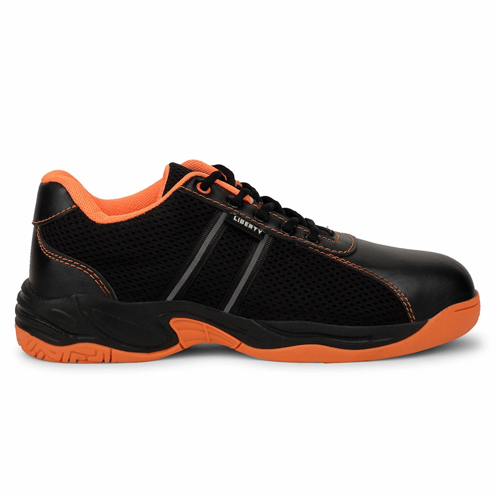 All - Around Performance Freedom Orange Lacing Safety Shoes For Men ROCKELETST By Liberty