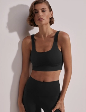 Ventilated Back Panels FreeSoft Cori Bra - Black