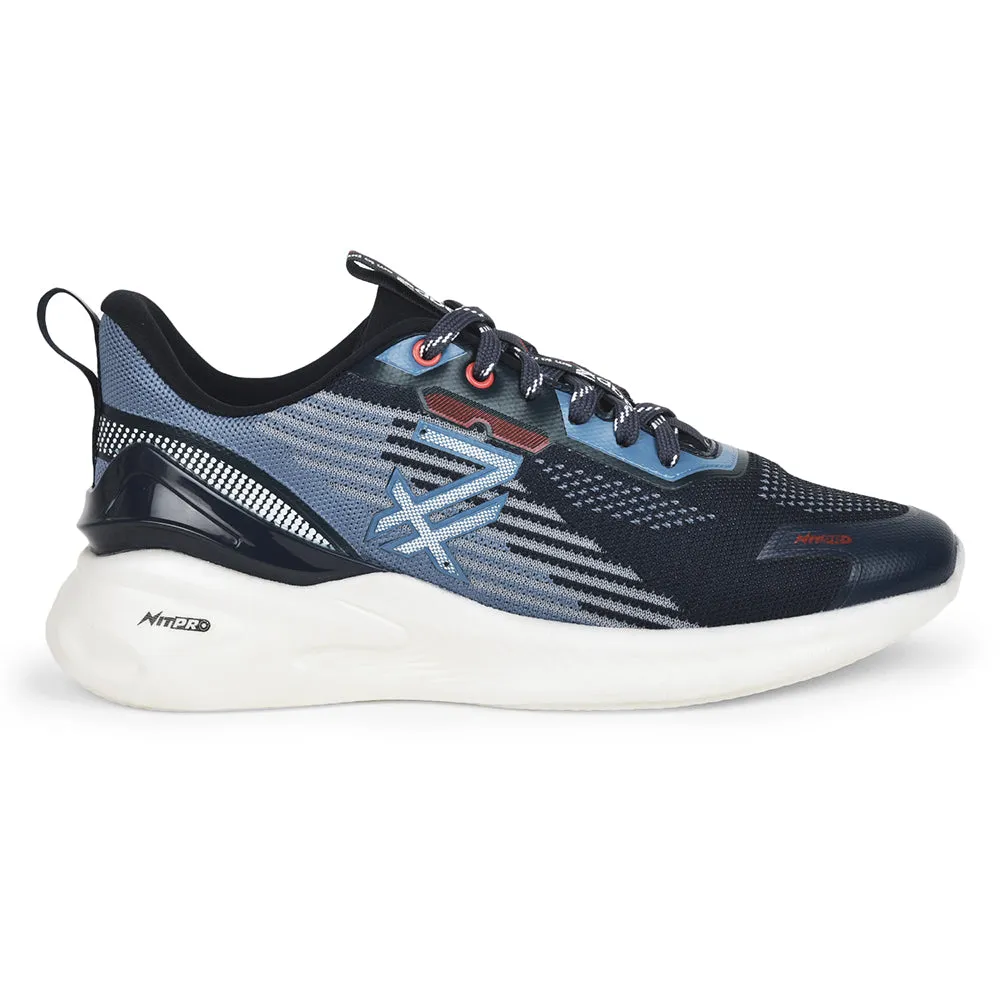running on mud shoes Leap7x By Liberty Men THUNDER-1 N.Blue Sports Lacing Shoes