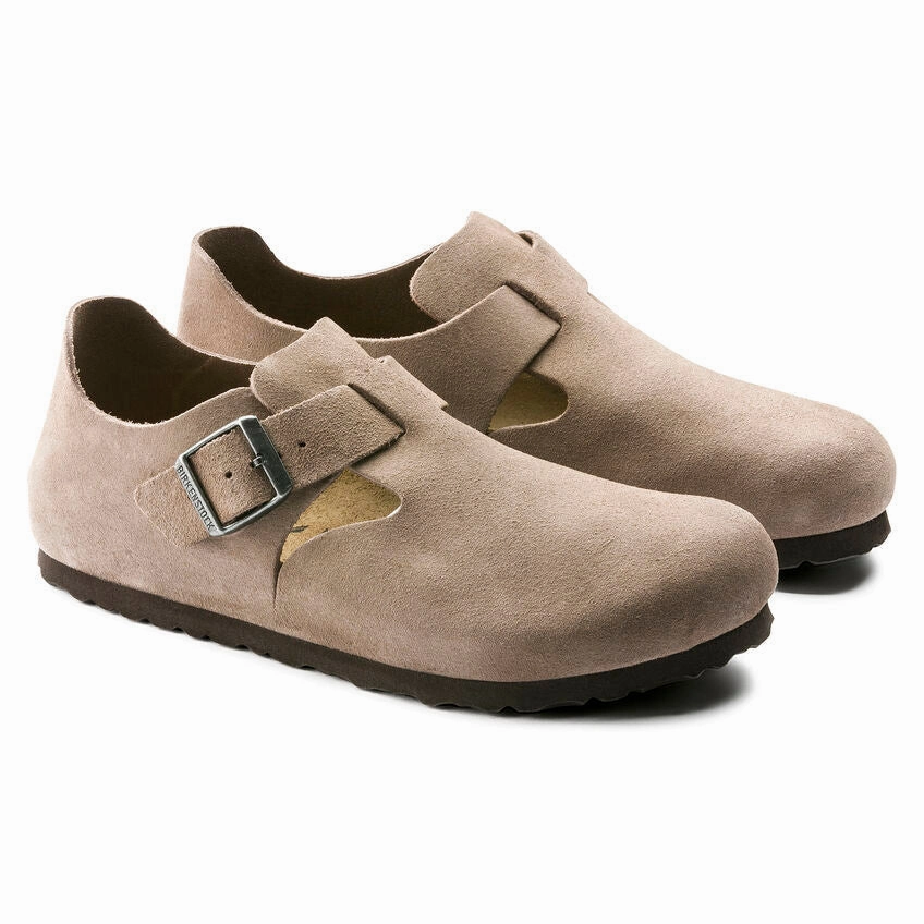 Magnetic Closure WaterRepellentCoating Birkenstock London - Taupe Suede