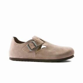 Birkenstock London - Taupe Suede Stretch Fit MeshVentilation