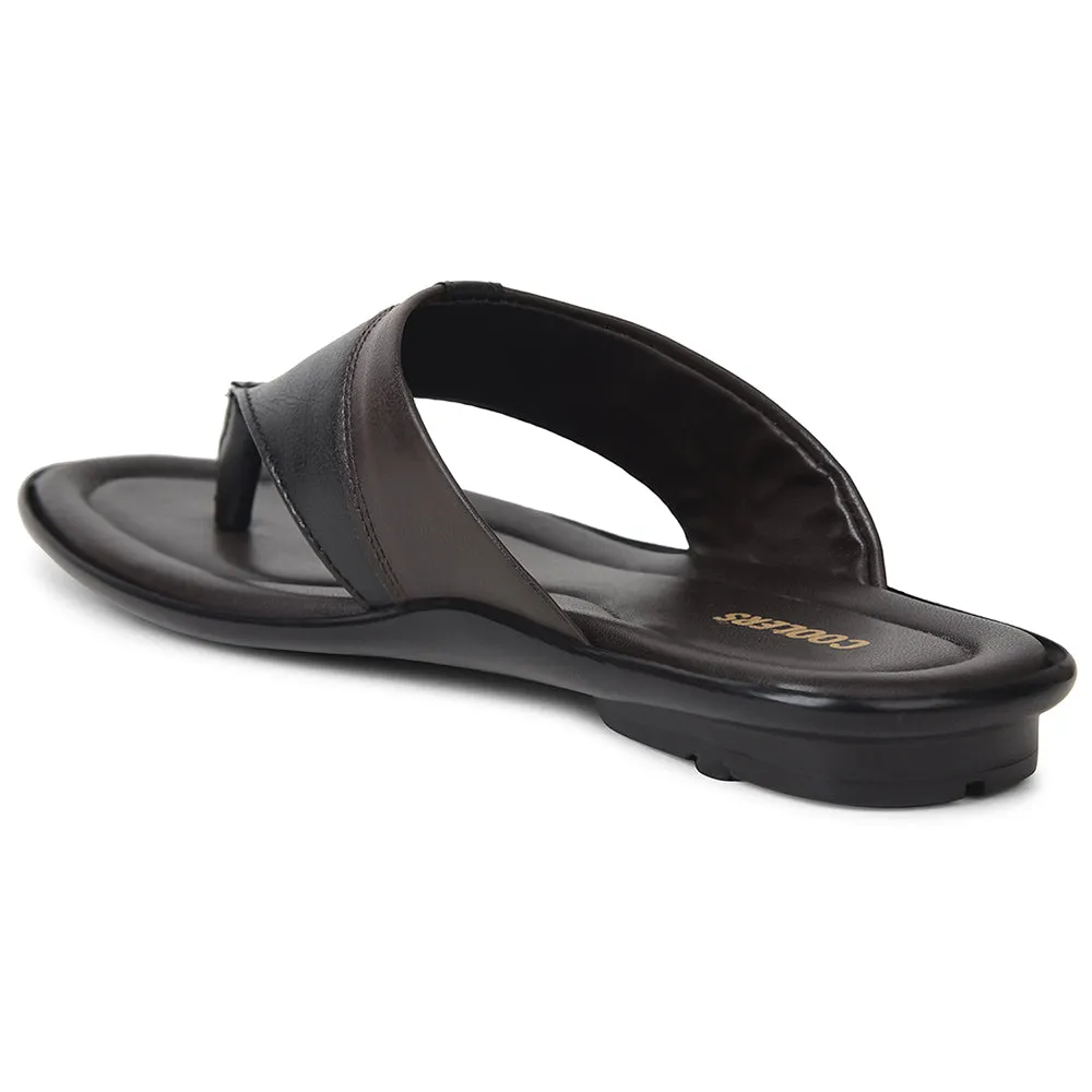 Coolers Black Casual Slipper For Mens SENTOS-5 By Liberty Adaptive Responsiveness indoor sports shoes