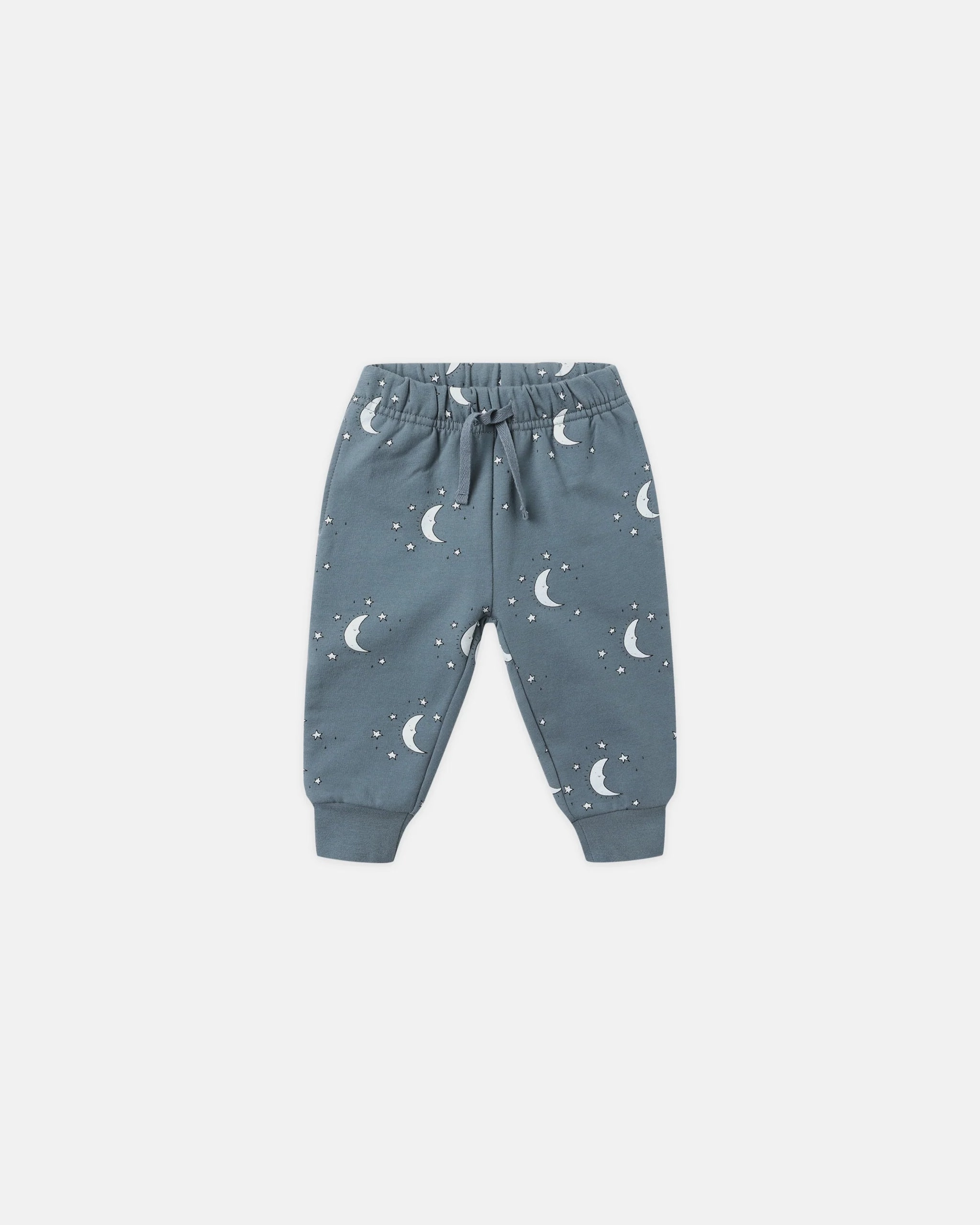 Ruffled Quincy Mae Relaxed Fleece Sweatpant - Silver Moons