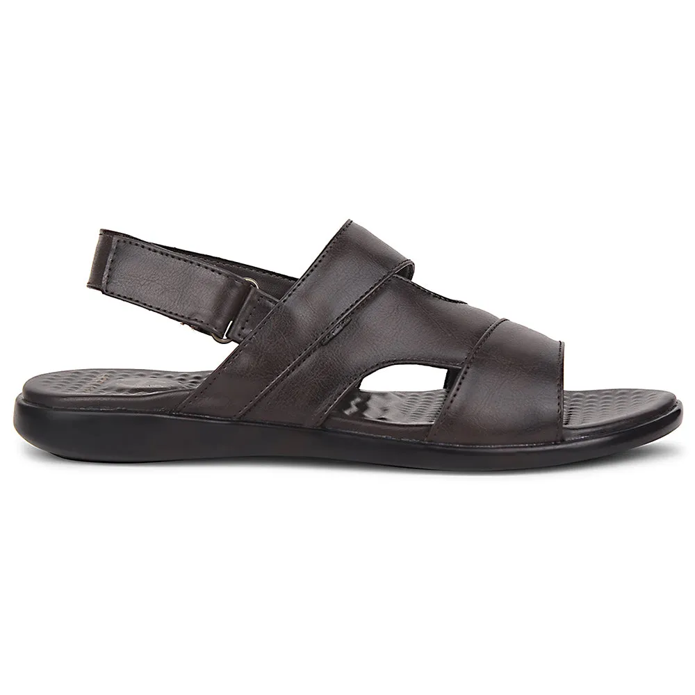 arch - supported running wear Shock Damping Healers Brown Formal Sandal For Men SOFTER-1 By Liberty