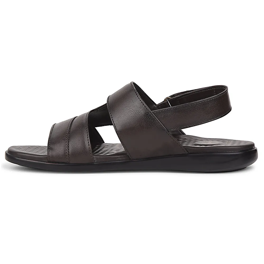 Healers Brown Formal Sandal For Men SOFTER-1 By Liberty running for weight loss polyester - feature shoes