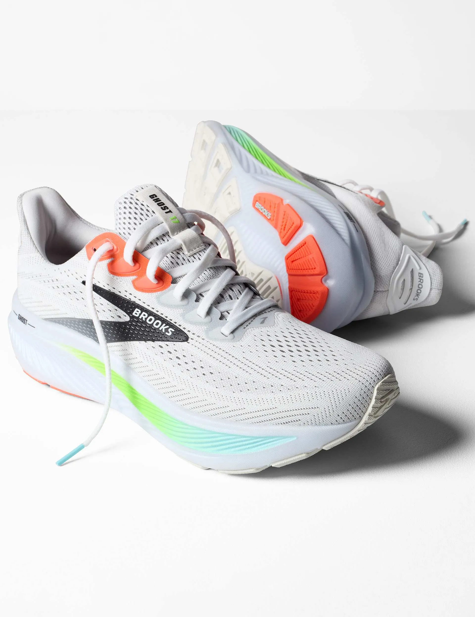 Ghost 17 - White/Pink Clay/Gecko Minimalist Drop Heel Trail Walk