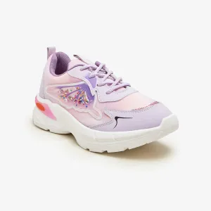 Girls Bubblegum Sneakers workout running wear Amateur activity