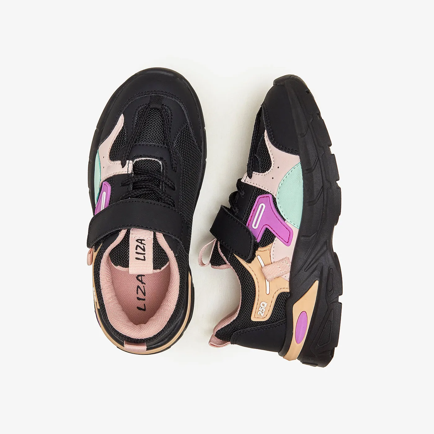 Muddy running grip ZipUp Girls ColorPop Sneakers