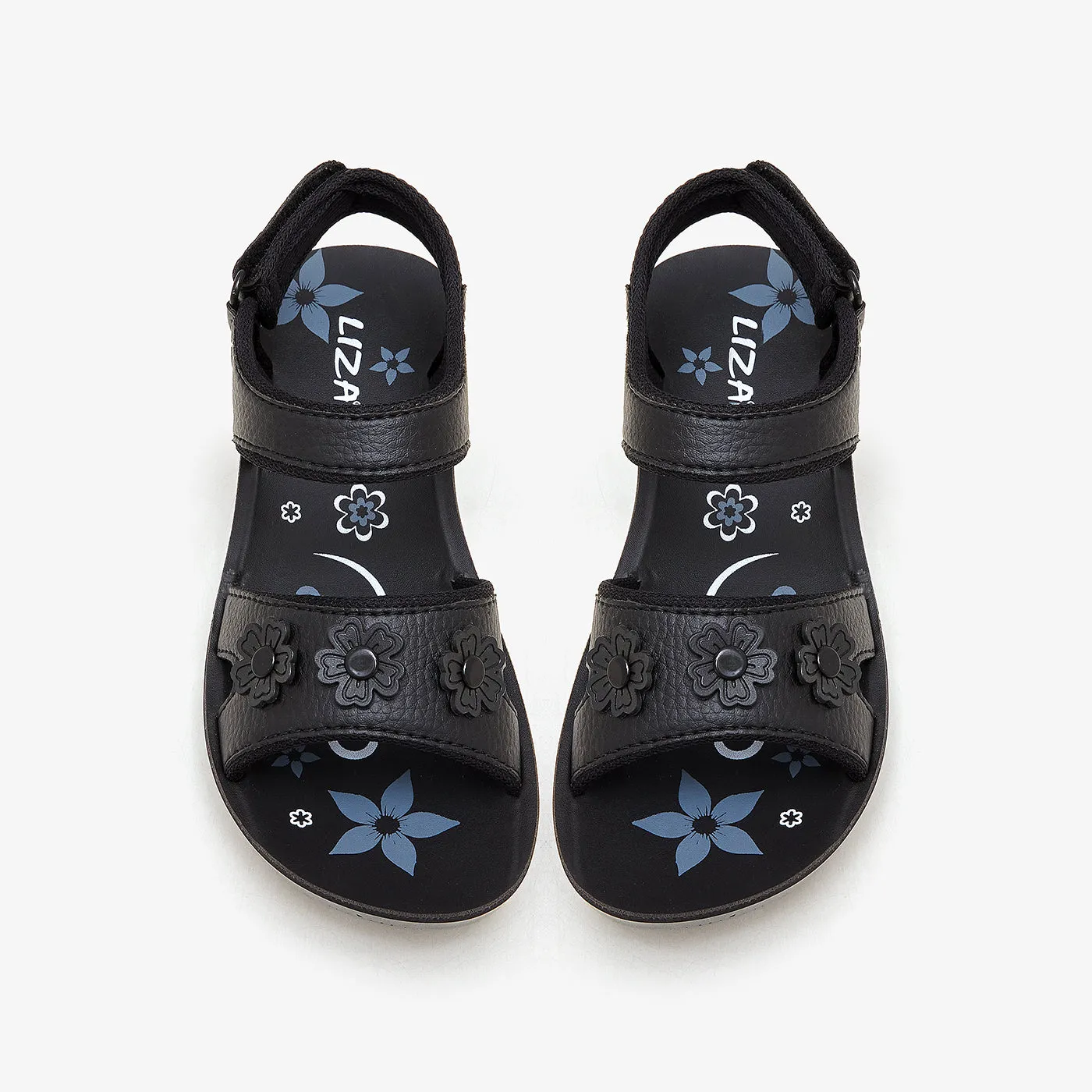 Girls' Floral Sandals Breathable Outsole neutral - colors shoes