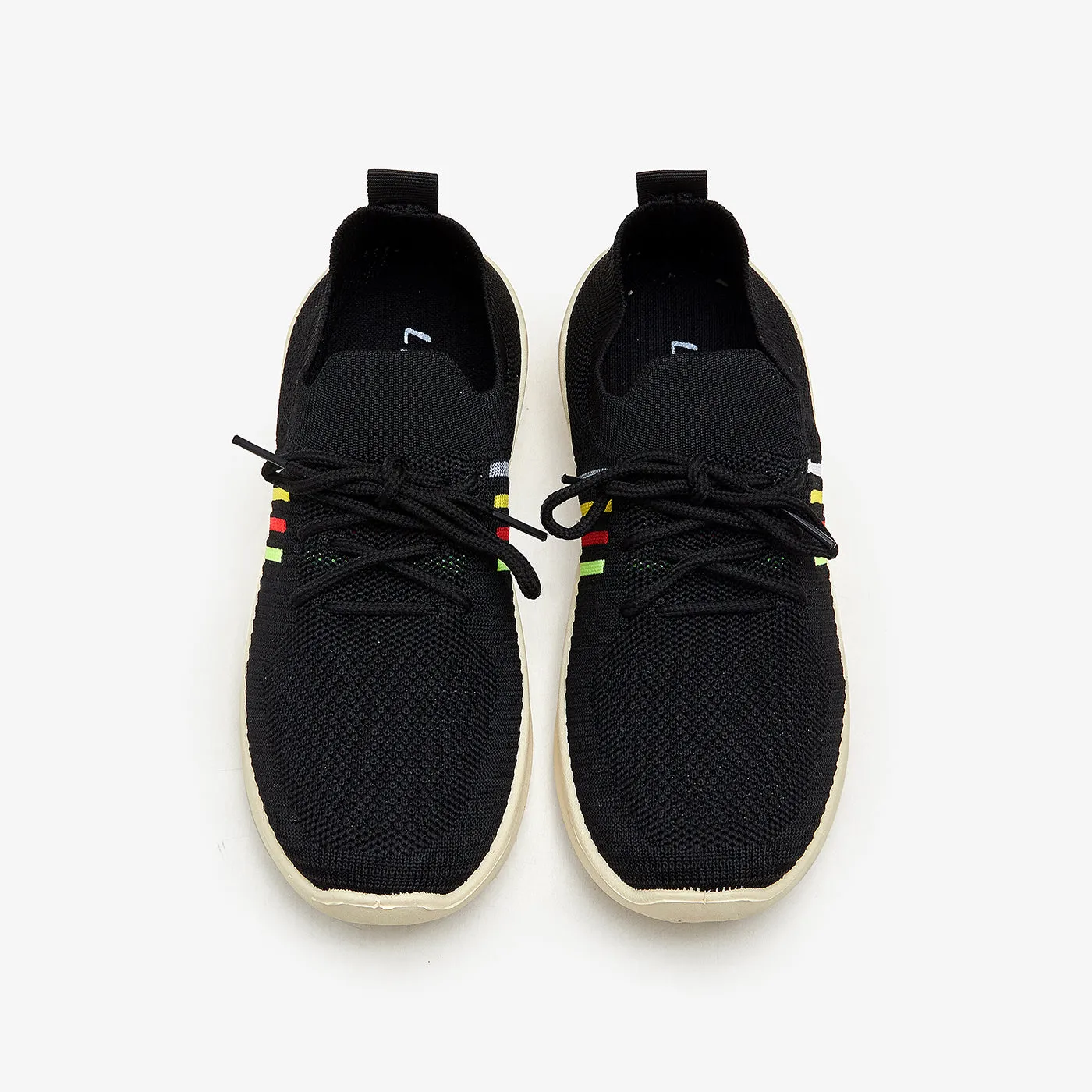 running in sunny tracks shoes Lace Up Design Girls Lace-Up Sneakers