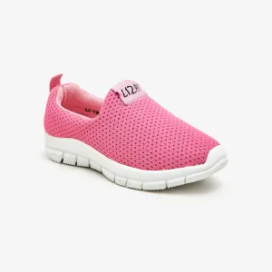 glossy - finish - design shoes Girl's Mesh Slip-On Shoes