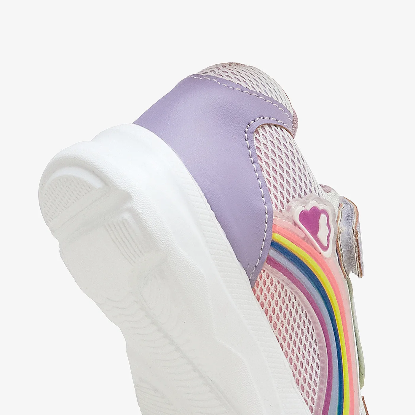 High Traction Girls Rainbow Sneakers