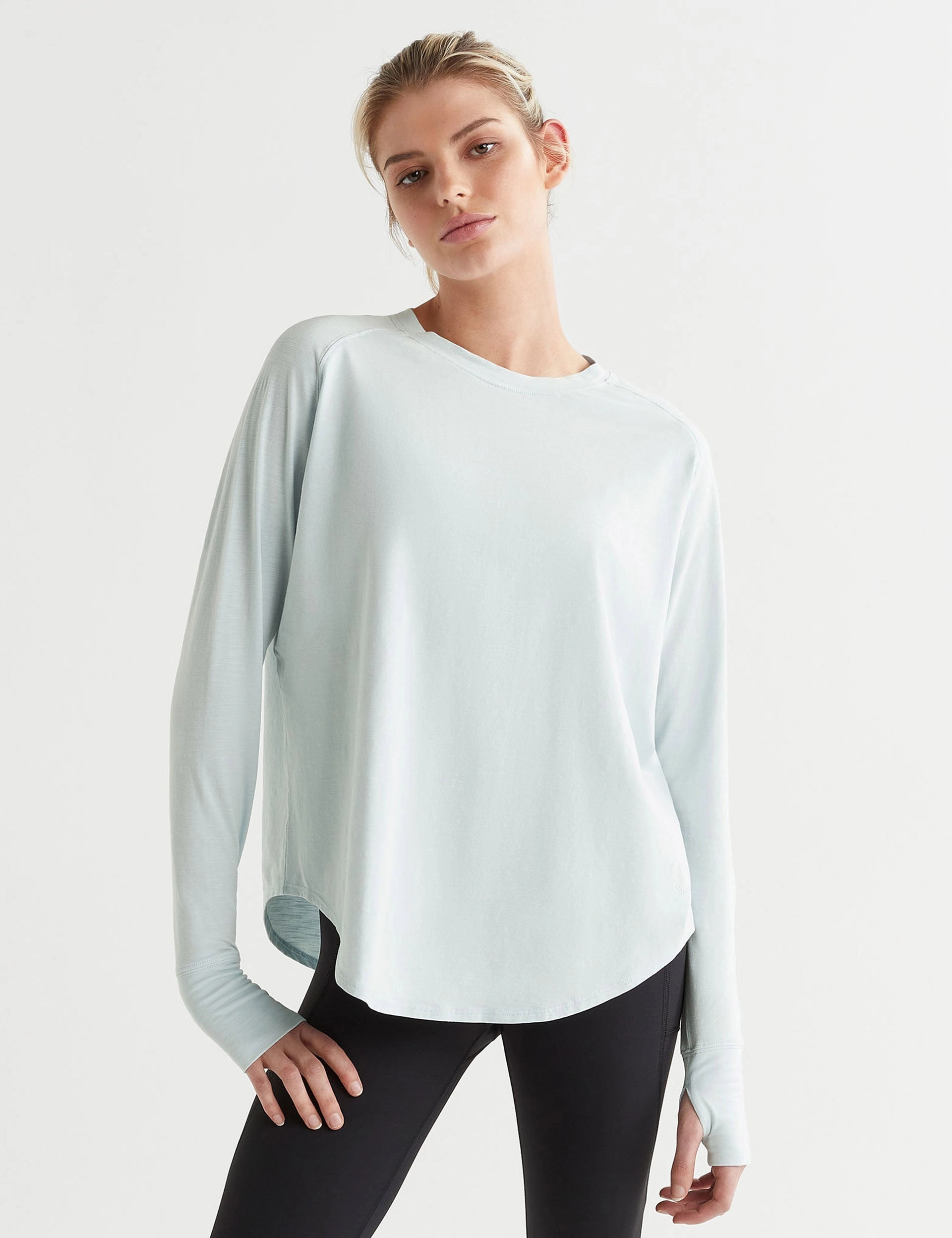 Clare Vintage Washed Slub - Light Blue Smart Flexible Gusset