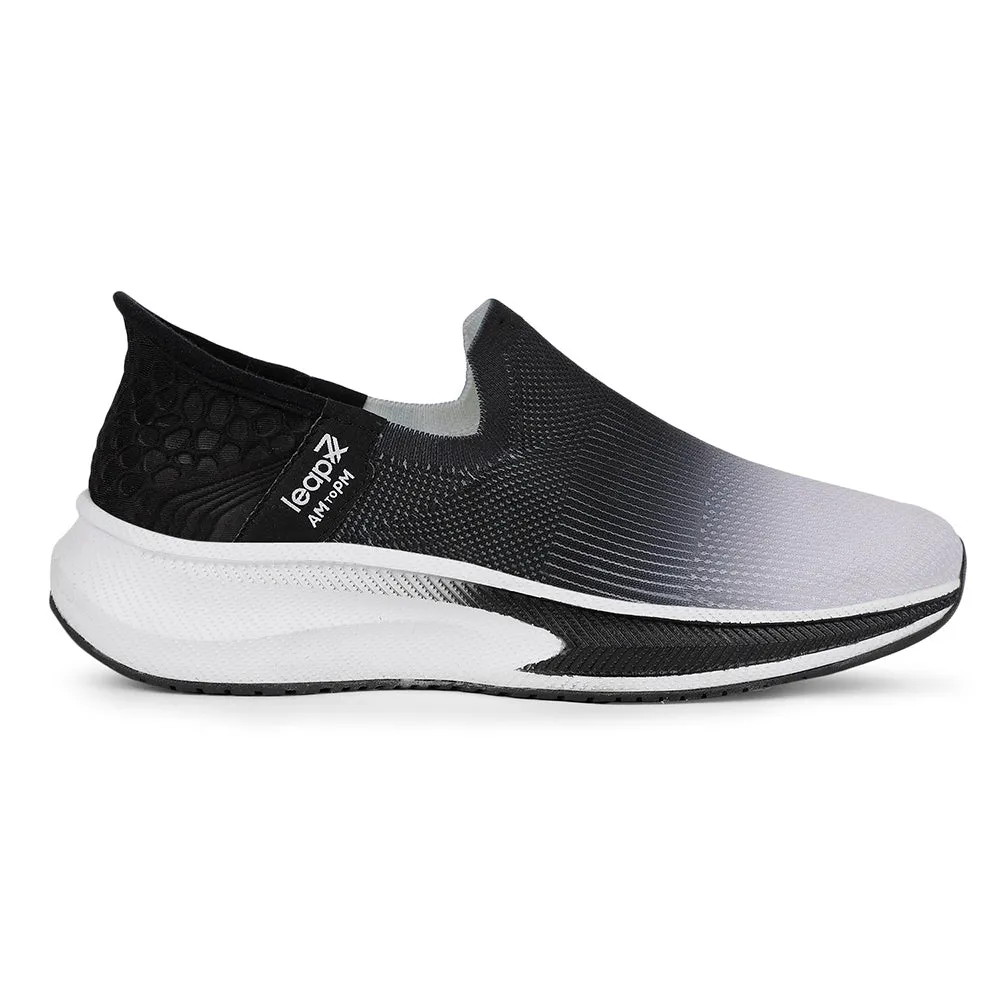 Micro Perforation Ventilation Leap7x Sports Grey Walking Shoes For Mens EAZYGO-10 By Liberty