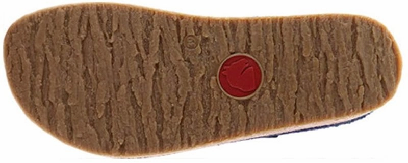 Street Light TemperatureRegulatingLining Haflinger GZ Zig Zag Grizzly Clog - Captains Blue