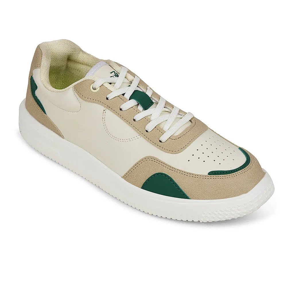 Leap7x White Casual Lacing Sneakers For Men AMAZER-3E By Liberty posture - correcting shoes