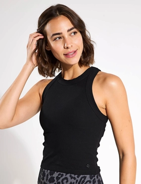 Loss - reduced Harmony Tank Top - Black Rib