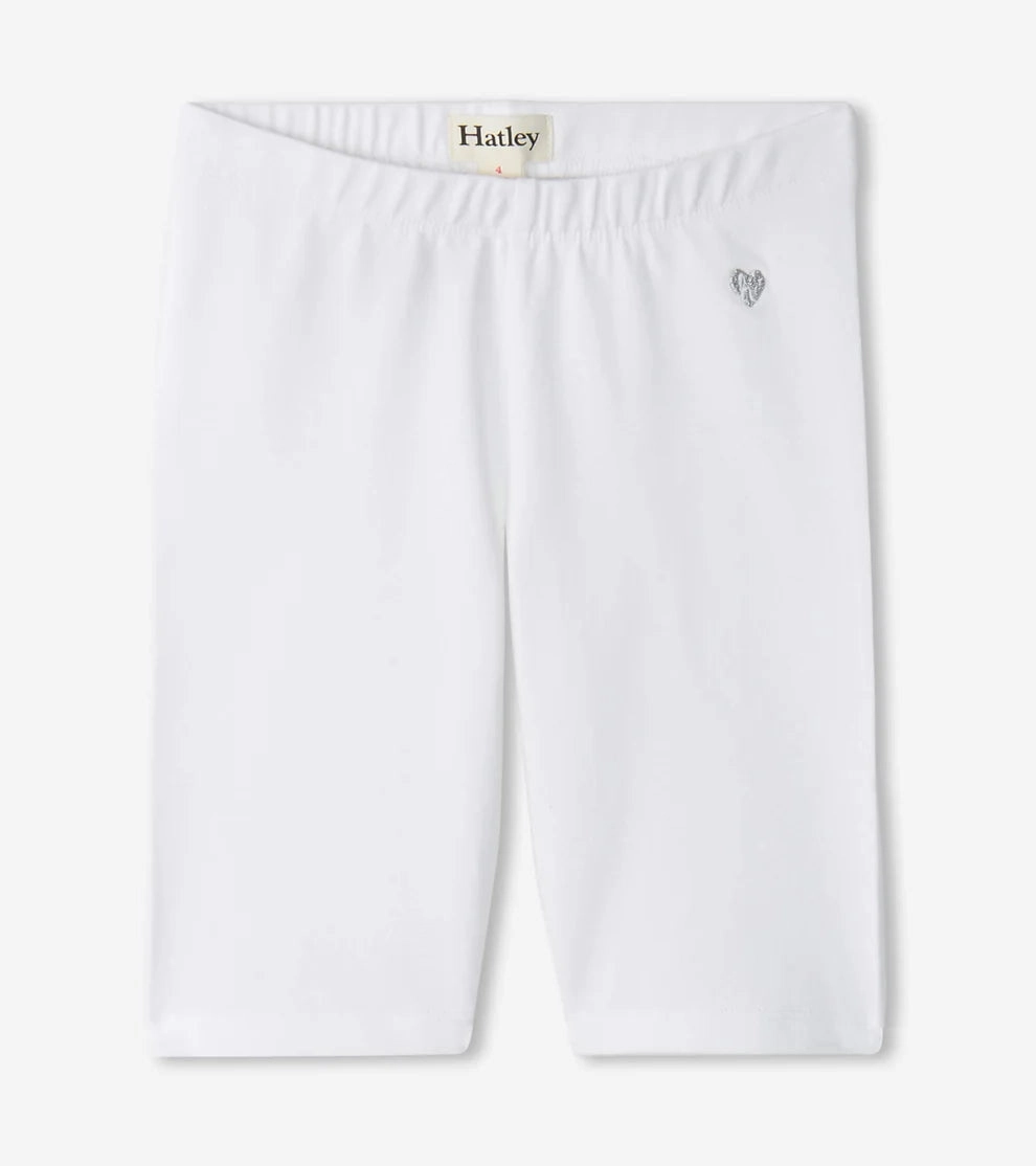 Wild Hatley Bike Shorts - White