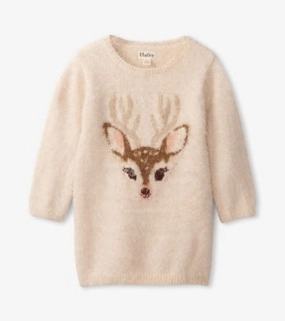 Hatley Holiday Furry Dress Global Glow
