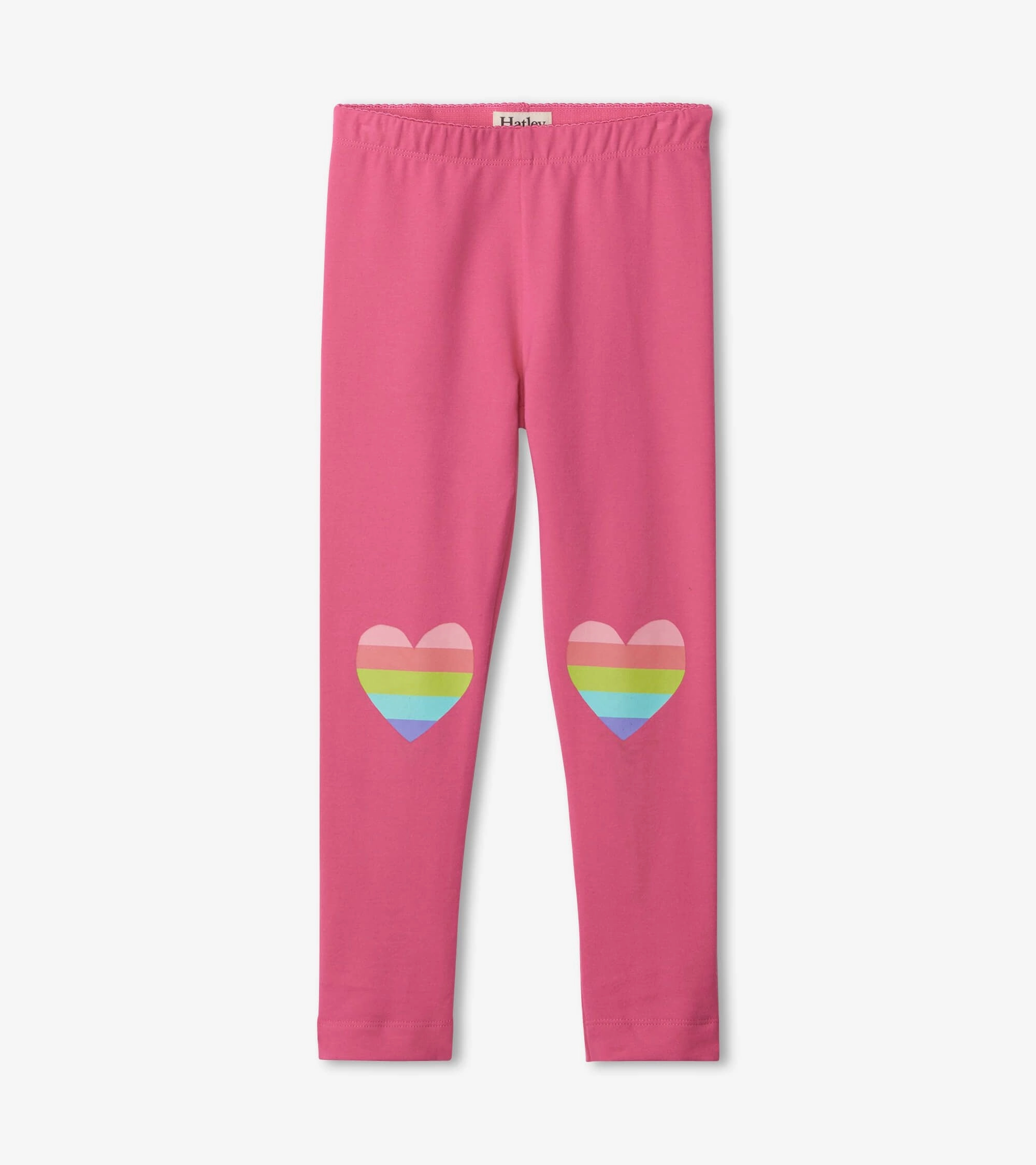 Hatley Leggings - Rainbow Heart slim