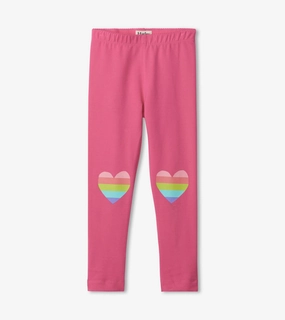Hatley Leggings - Rainbow Heart slim