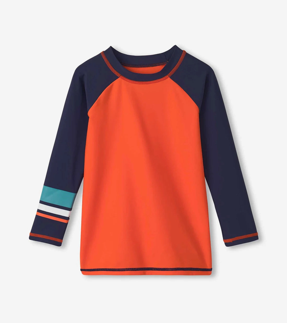 Edgy Hatley Long Sleeve Rashguard - Orange