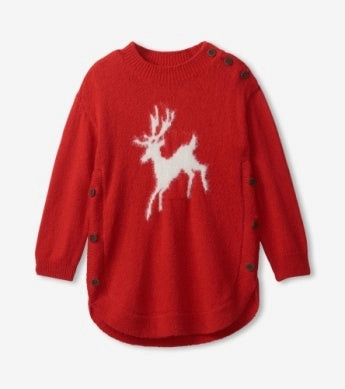 Hatley On Prancer Chunky Sweater Tunic Delicate