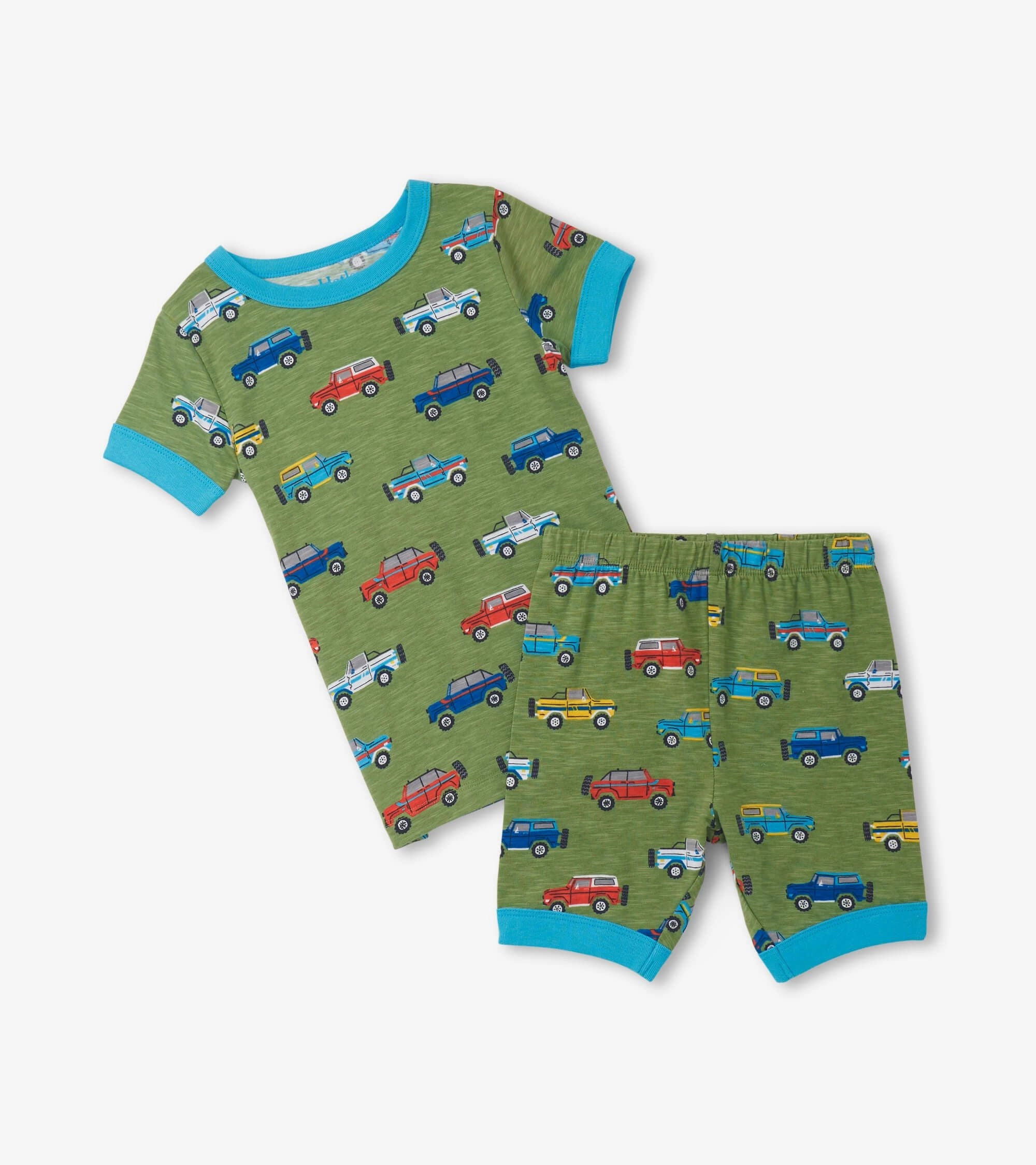 Hatley Short Pajama Set - Off Roading Infant
