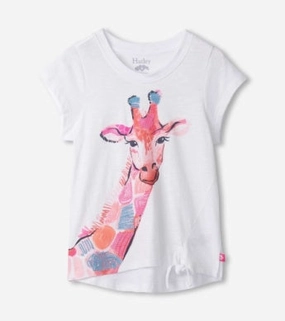 Hatley Tie Front Tee - Happy Giraffe Space themed outfits for children