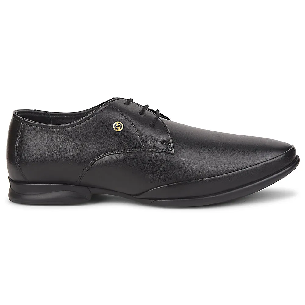 removable - insole Healers Black Formal Lacing Derby Shoes For Men J757-02 By Liberty
