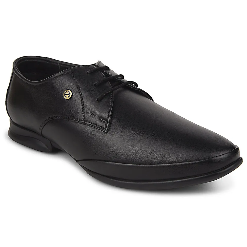 crossover use Eco Friendly Healers Black Formal Lacing Derby Shoes For Men J757-02 By Liberty