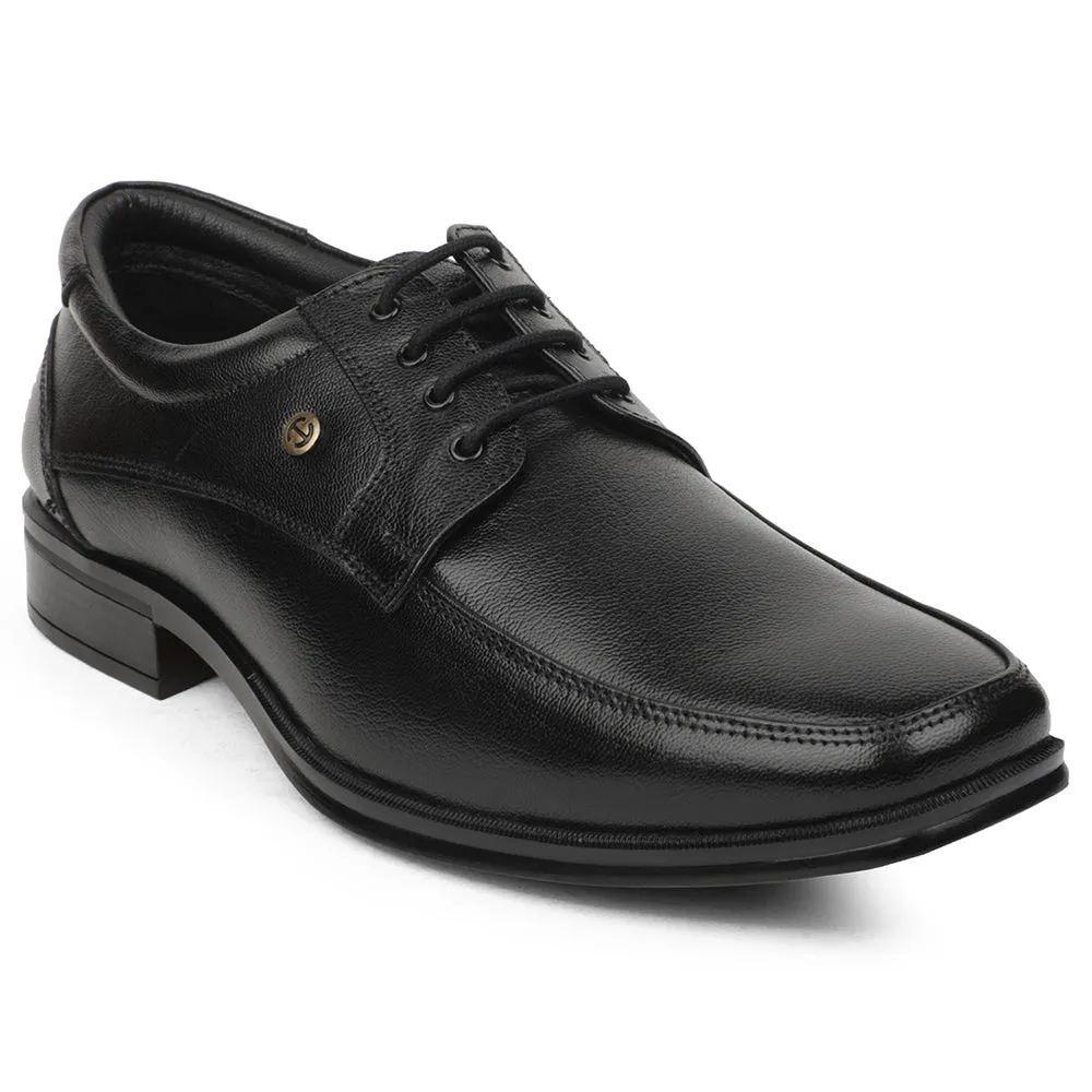 Healers Black Formal Lacing Derby Shoes For Men UDL-9 By Liberty High Abrasion Guardrails