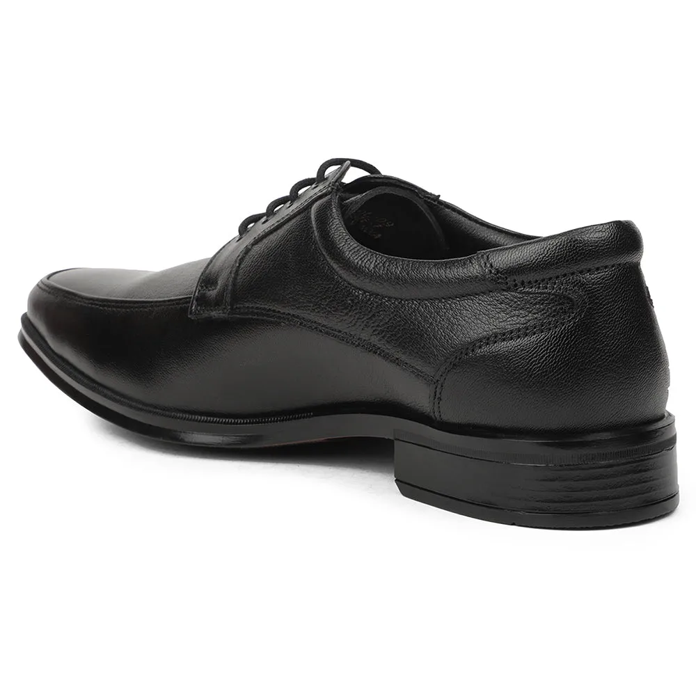 Healers Black Formal Lacing Derby Shoes For Men UDL-9 By Liberty Female Comfortable Sockliner