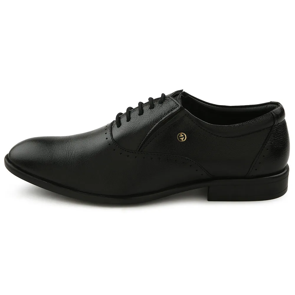 morning running shoes Back - support Healers Black Formal Lacing Oxford Shoes For Men U993-18 By Liberty