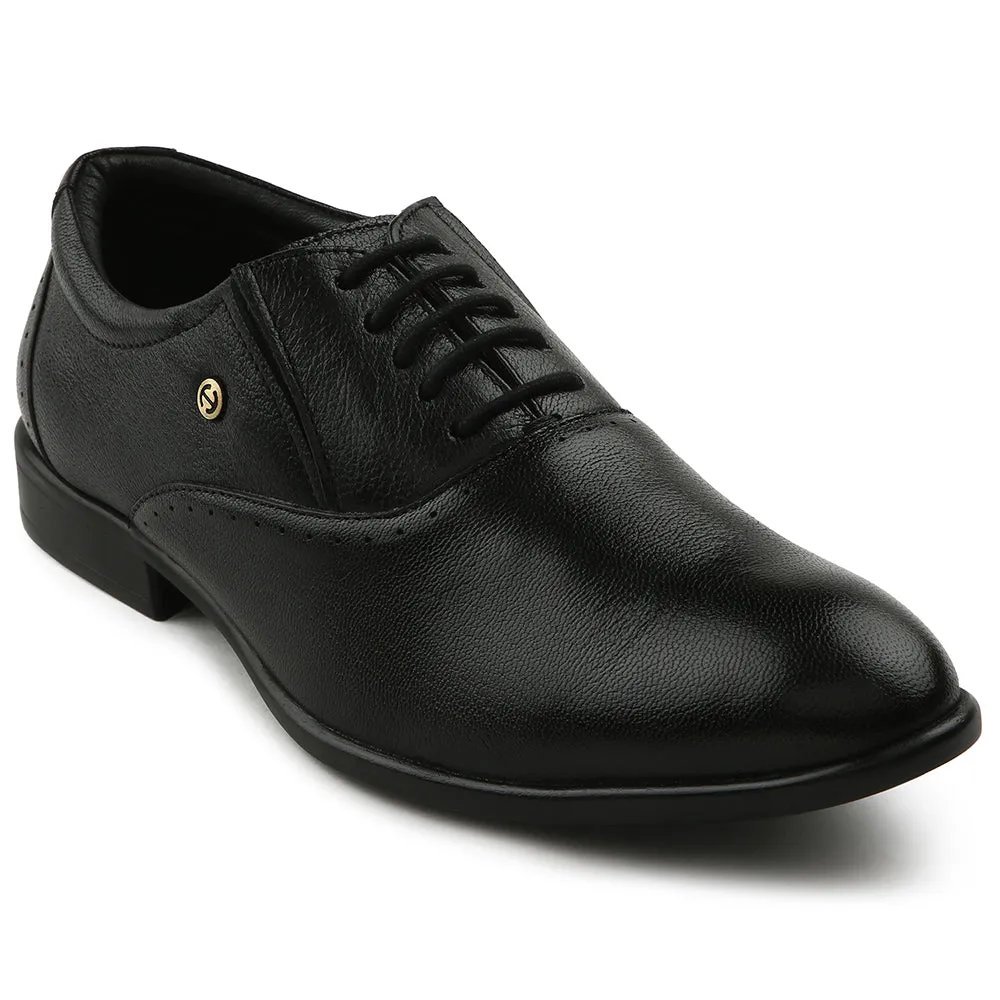 Healers Black Formal Lacing Oxford Shoes For Men U993-18 By Liberty Anti - glare easy - to - put - on shoes