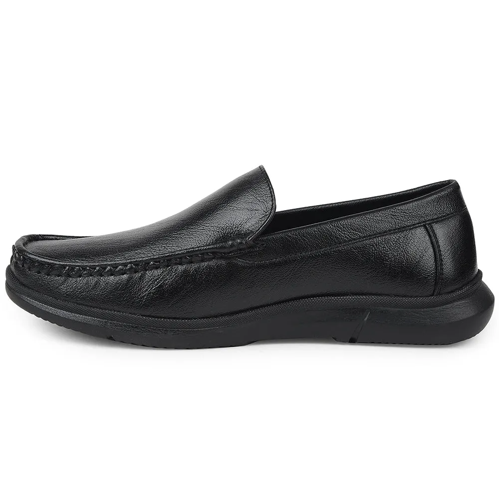 race day shoes Healers Black Formal Loafers For Mens VSL-3 By Liberty