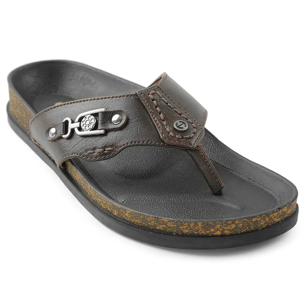 running in synthetic tracks shoes post - run stretch Healers Brown Casual Slipper For Men CSS-28E By Liberty