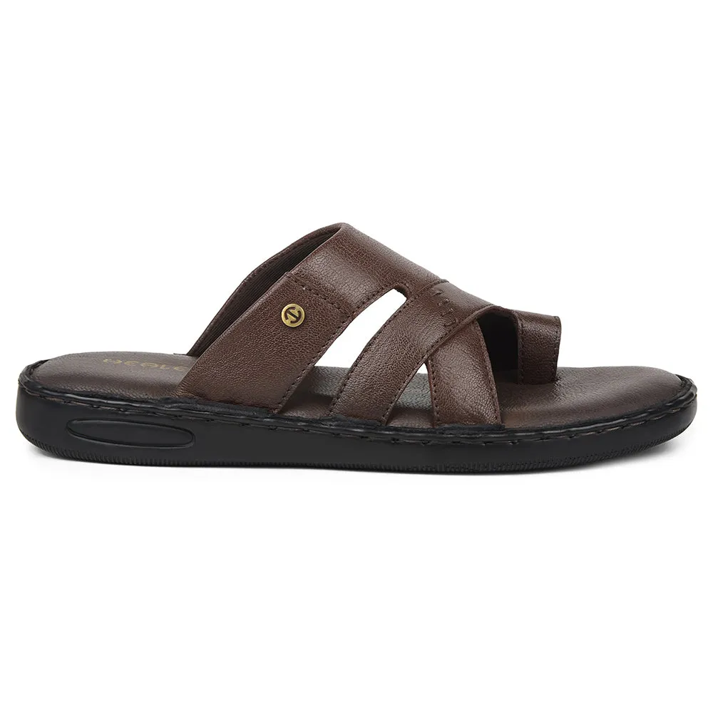 musical - themed running gear composite - sole shoes Healers Brown Casual Slipper For Mens AOL-10 By Liberty