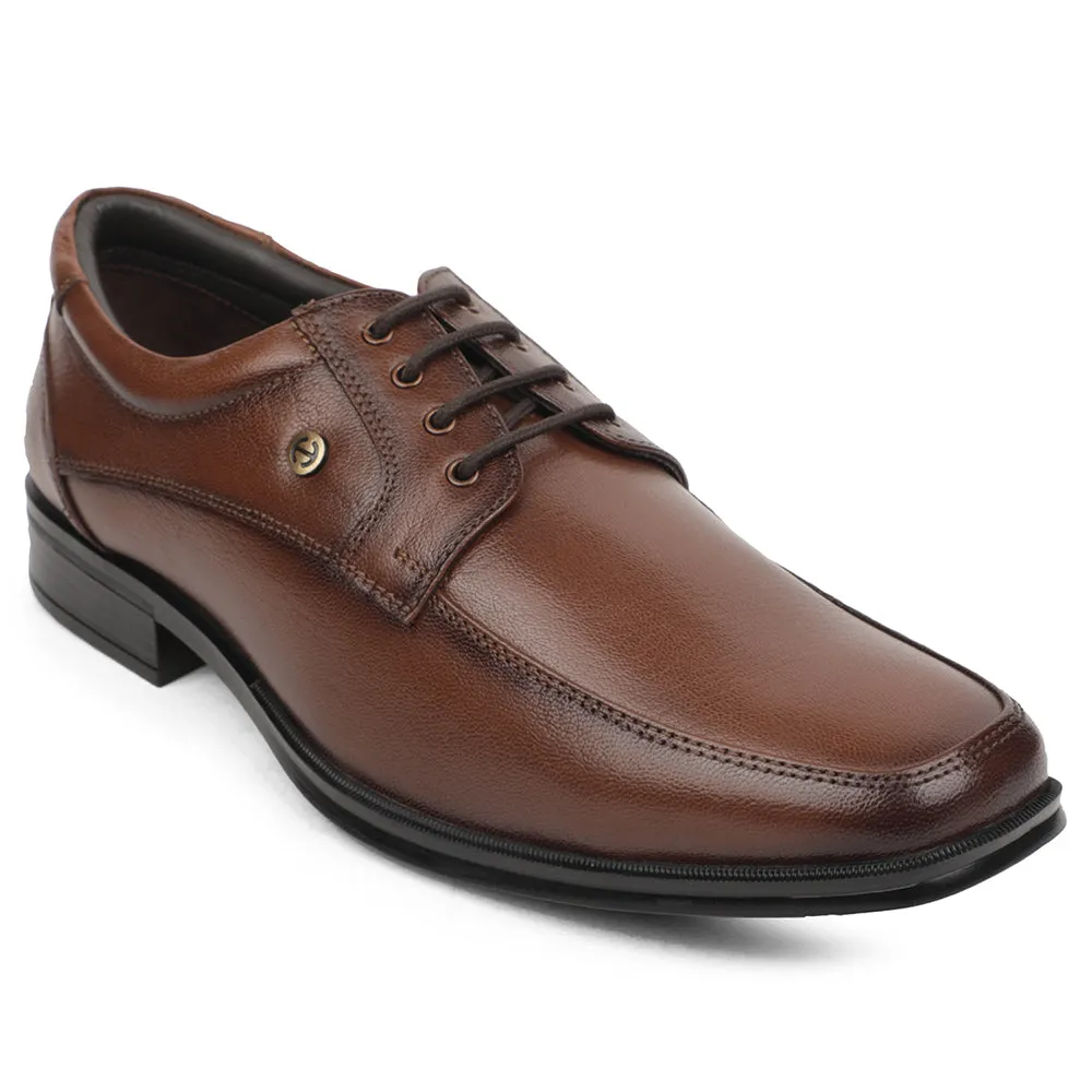 Healers Brown Formal Lacing Derby Shoes For Men UDL-9 By Liberty Comfortable Arch walkers' demand