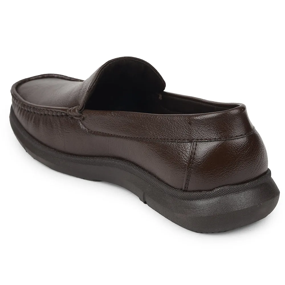 Healers Brown Formal Loafers For Men VSL-3 By Liberty Warm - weather running light - use shoes