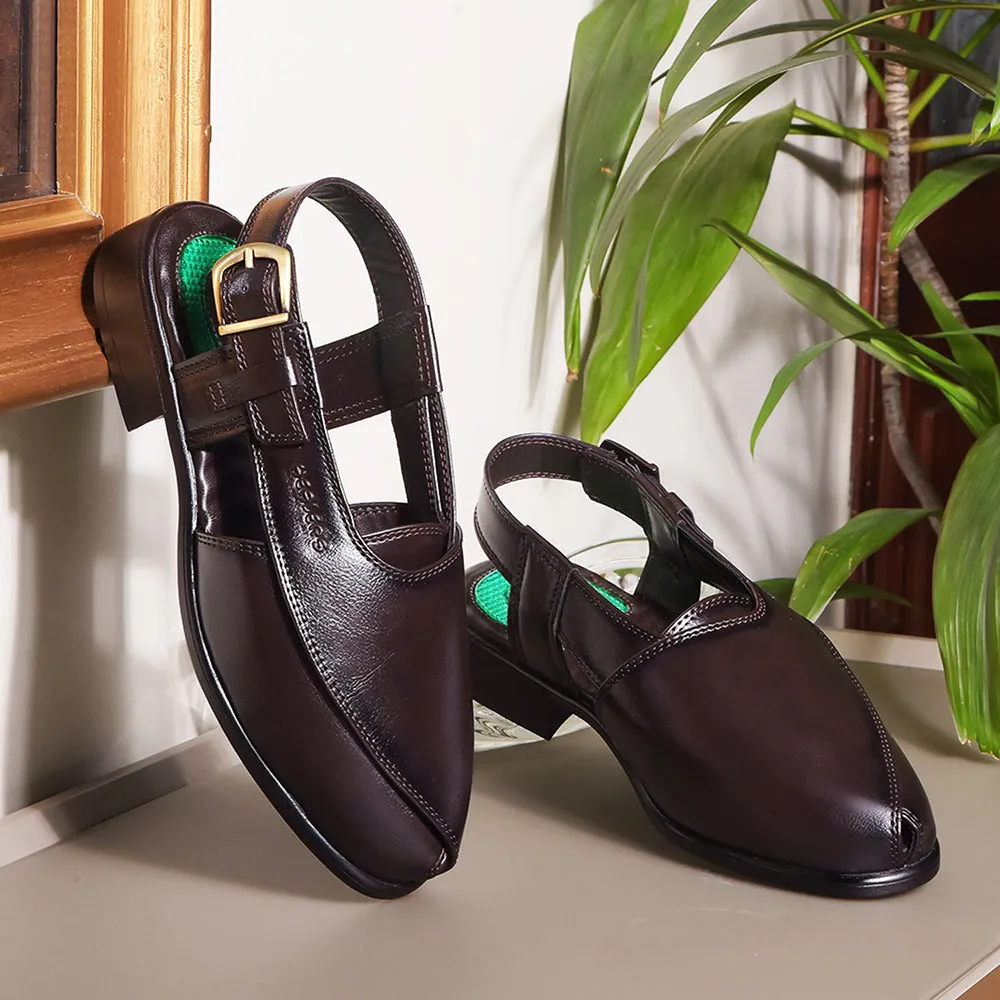 Healers By Liberty Mens PISHOR-2E Brown Casual Sandal Wet running stability high - arch shoe support