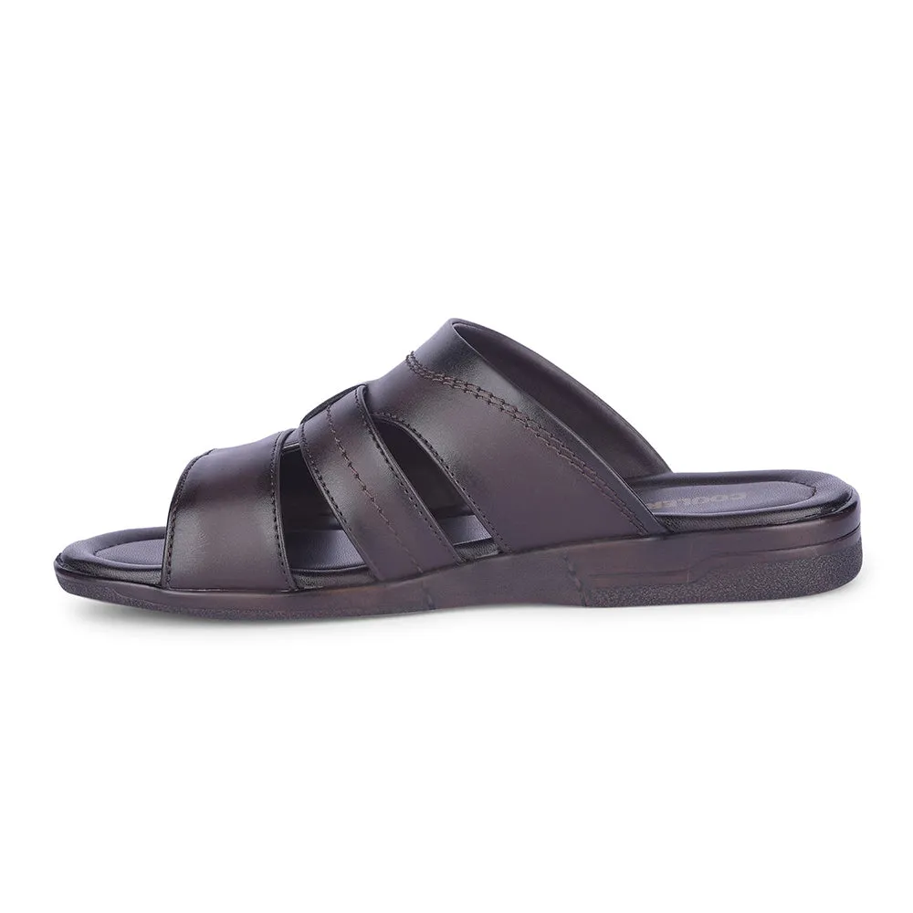 Healers By Liberty Mens ZUNAIRIO-E Brown Casual Slippers Ergonomic shoe design Responsive Forefoot Flex