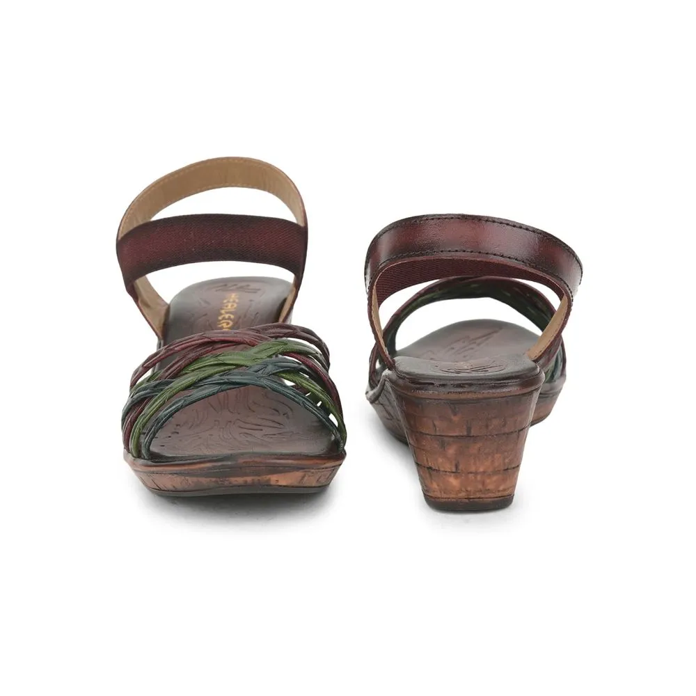 mountain running gear Healers Casual Sandal For Ladies (Cherry) TLO-15 By Liberty