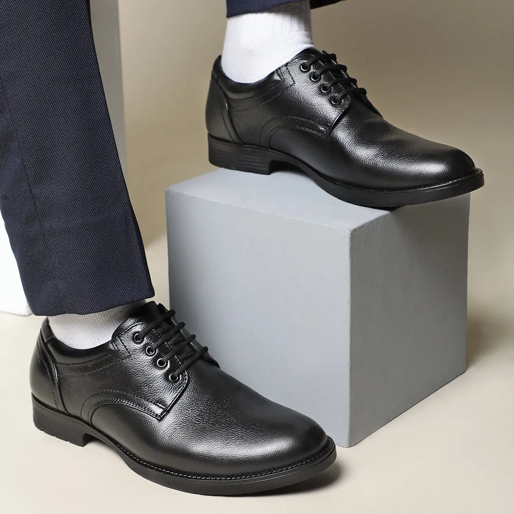 Toe impact - protection shoes Healers Formal Black Lace-Up Derby Shoes For Men GAS-C17 By Liberty