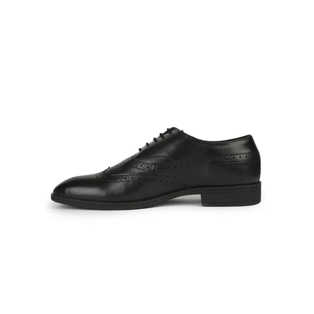 Healers Formal Black Lacing Brogue Shoes For Men AV-20 By Liberty multi - terrain shoes running on downhill shoes